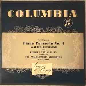 Beethoven - Walter Gieseking - Philharmonia Orchestra / Herbert Von Karajan - Piano Concerto No. 4 download free