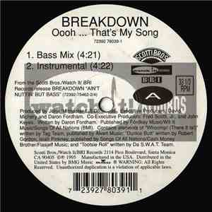 Breakdown  - Oooh...That's My Song download free