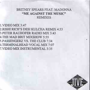 Britney Spears Feat. Madonna - Me Against The Music (Remixes) download free