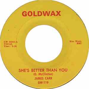 James Carr - She's Better Than You / Talk Talk download free