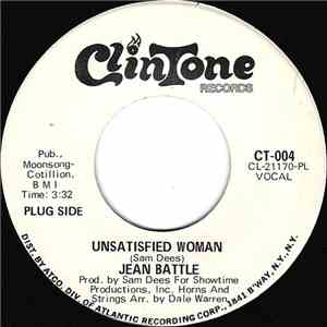 Jean Battle - Unsatisfied Woman / I've Got To Come In download free