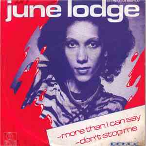June Lodge - More Than I Can Say / Don't Stop Me download free