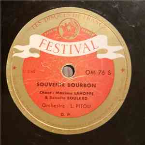 Maxime Lahoppe & Benoîte Boulard, Orchestre : L. Pitou - Souvenir Bourbon / Agnès download free
