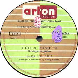 Rick Nelson - Fools Rush In / Down Home download free